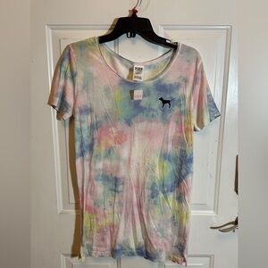 PINK Victoria's Secret  Snuggle Squad Multicolor Sleep Shirt Size XS